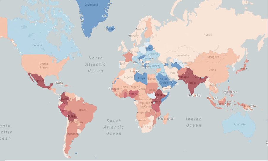 world map