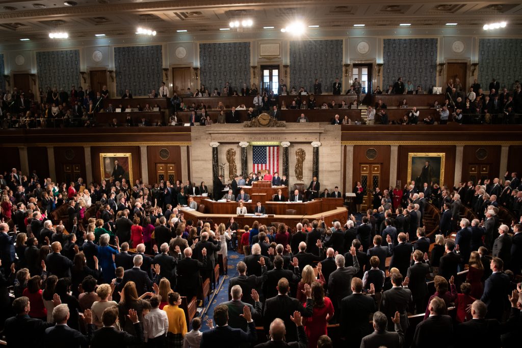 434 lawmakers, including 89 new freshman Members, were sworn in to the 116th Congress on January 3, 2019. Photo by Phi Nguyen