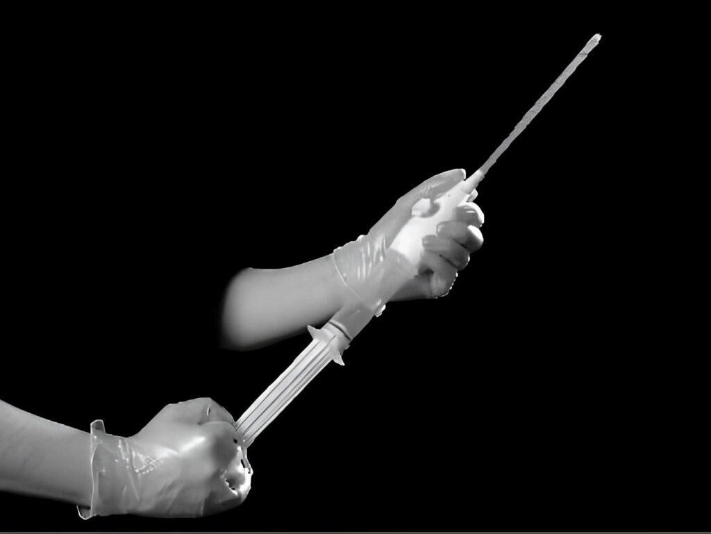 Pictured: A manual vacuum aspirators used to perform abortions.